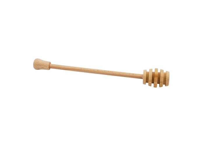 Grande cuillère à miel en hêtre tourné