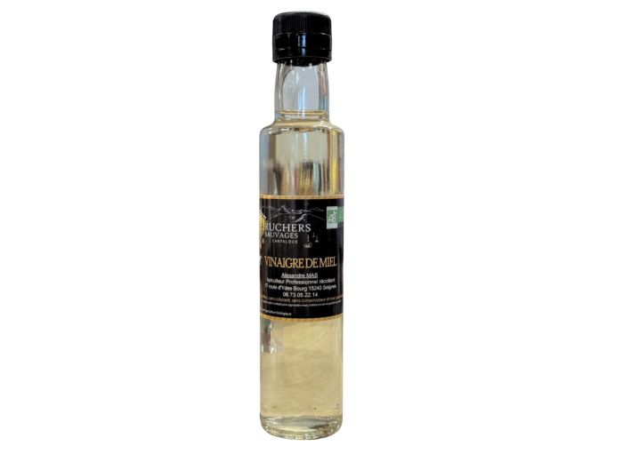 Bouteille de vinaigre de miel nature BIO de 25 cl