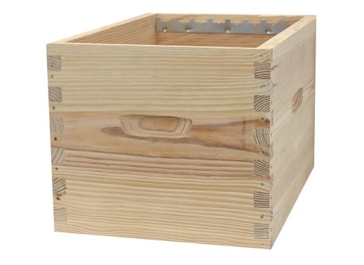 corps de ruche dadant 8 cadres en pin maritime à tenons