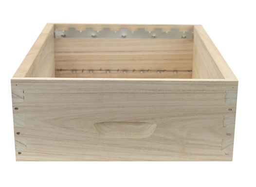 hausse de ruche dadant 10 pour 8 cadres droits en paulownia