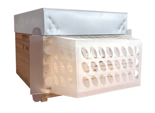 Muselière anti-frelon en plastique pour ruche dadant 10