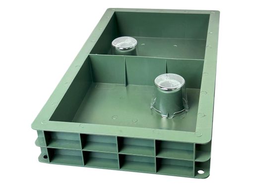 Nourrisseur pour ruchette double compartiment plasti6