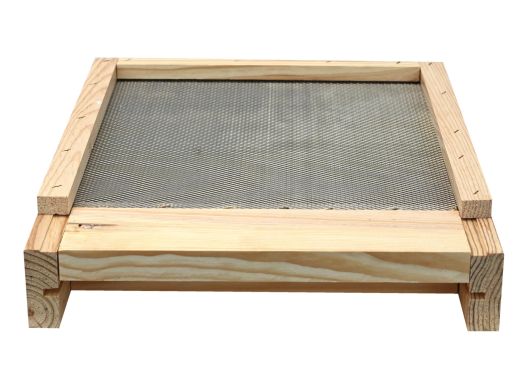 plancher de ruche Warré à ventilation totale