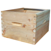 Corps Dadant 10 en pin maritime NATURAPI à tenons, à bandes lisses