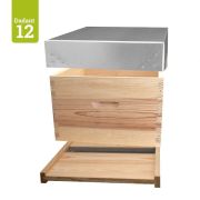 Ruche Dadant 12 Basis NATURAPI en pin maritime