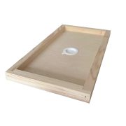 Couvre cadres Dadant 6 BEENATURE (contre-plaqué 6mm), percé avec bouchon plastique aéré 500*280*32mm 