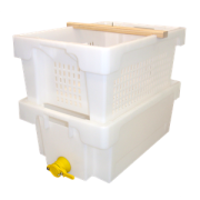 Bac à désoperculer double en plastique 