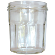 Pot en verre 324ml T082 "ménage", LE PACK DE 12