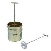 Mélangeur à miel manuel inox