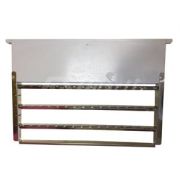 Cadre d'élevage METAL/PLAST Dadant corps avec nourrisseur (3 barettes amovibles)