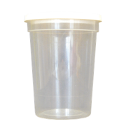 Pot plastique avec épaulement Nicot, 190 ml (250 g miel), LE SACHET DE 25