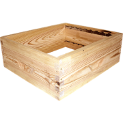 Hausse Langstroth/Dadant NATURAPI pin SO superposé à tenons, à bandes lisses