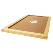 Couvre-cadres Dadant 6 en isorel encadré (34 mm), percé avec bouchon