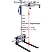 Accessoire chenillard K65 : Presse à ruche hydraulique (carré OU ligne)