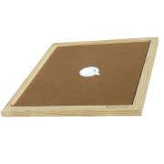 Couvre-cadres Dadant 8 isorel, 18mm percé avec bouchon plastique aéré