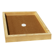 Couvre-cadres Dadant 8 NATURAPI 5/25mm percé avec bouchon plastique aéré