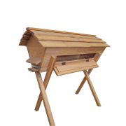 Ruche Kenyane BEENATURE sur pieds, avec toit chalet