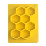 Moule en silicone souple pour 8 bougies chauffe-plat hexagonales, la plaque