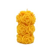 Bougie "Buisson de rose" à la cire d'abeille 