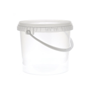 Seau cristal transparent plastique 5L 