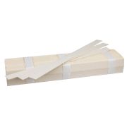 Planchette carton BLANCHE Grand Modèle, le paquet de 100