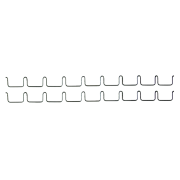 Bande intercadre 10 cadres, la paire