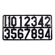 Plaque de chiffres pour immatriculation du rucher