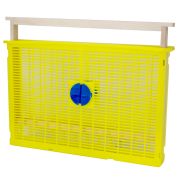 Cage à reine partition plastique pour 1 cadre Dadant