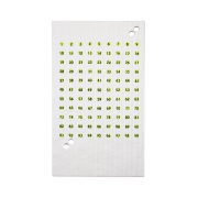 Carte de marquage 99 numéros, couleur JAUNE, la carte