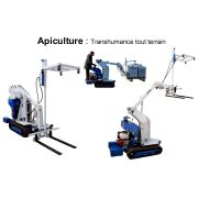 Accessoire chenillard K65 : Tablier, fourches et presse cadre à ruches