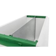 Partition en tôle galvanisée pour ruchette Dadant 6 haute densité (460112)