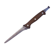 Couteau à désoperculer inox multifonction manche bois