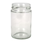 Pot en verre jupe haute 327ml, TO66, LE PACK DE 12