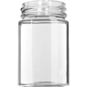 Pot en verre droit "jupe haute" 370ml TO70, LE PACK 12