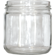 Pot en verre 390ml T082 droit bas Chonig, LE PACK DE 12