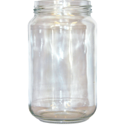 Pot en verre droit 378ml, TO63, LE PACK DE 12