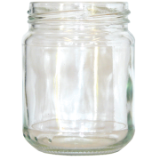 Pot en verre droit 228ml, TO63, LE PACK DE 12