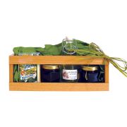 Coffret bois pour 4 pots 50g