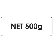 Étiquette poids "net 500g" LA ROULEAU DE 1000