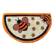 Paillasson demi-lune Abeilles 