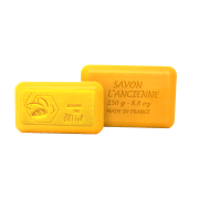 Savon rectangle miel 250g, le carton de 24