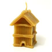 Bougie en cire d'abeille "Ruche" 55x35mm