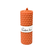 Bougie en cire d'abeille Orange - MINI