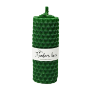 Bougie en cire d'abeille Vert Forêt - MINI