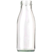 Bouteille en verre pour coulis ou jus de fruits