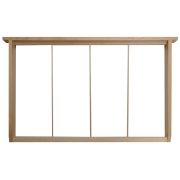 Cadre de corps Dadant à barrettes, pré-ciré et durable