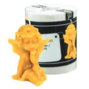 Moule silicone à bougie Ange d'amour avec bise