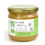 Miel de tilleul et ronce BIO, du Livradois, le pot de 500gr