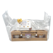 Assortiment de miels d'Auvergne, le coffret dégustation de 4 pots