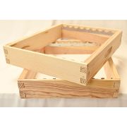 VIDE RUCHER LOT DE 2 Hausses Dadant 10 FOOD CHAMBERS pour 9 cadres droits avec défauts